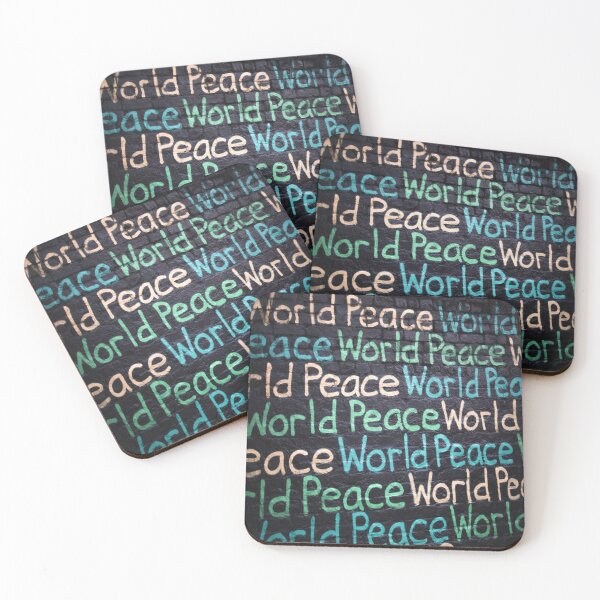 Aperçu de l'œuvre World Peace Colorful Love Peaceful créée et vendue par mwagie.