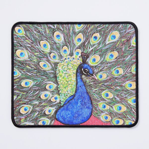 Item preview, Peacock Acrylic Painting designed and sold by Art by Kirsten Sneath.