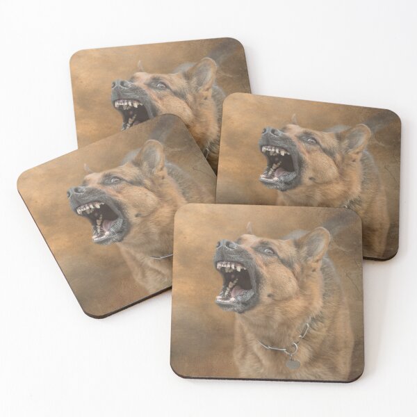 Item preview, Angry German Shepherd designed and sold by Elisabeth Lucas.
