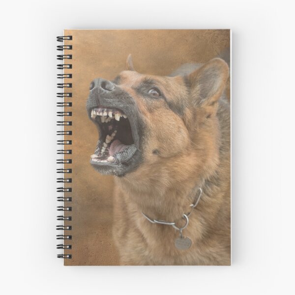 Item preview, Angry German Shepherd designed and sold by Elisabeth Lucas.
