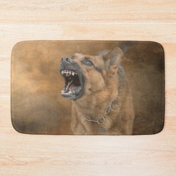 Item preview, Angry German Shepherd designed and sold by Elisabeth Lucas.