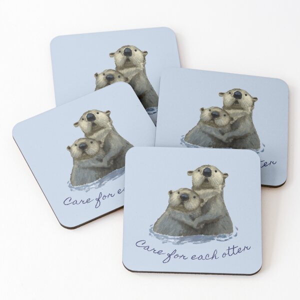 Item preview, Two cute little otters designed and sold by PakalRaspberry.