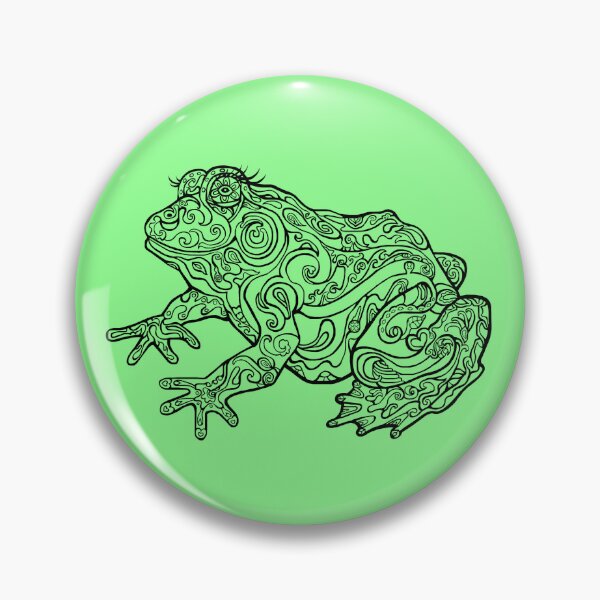 Item preview, Linework Paisley Frog  designed and sold by Deborah Camp.