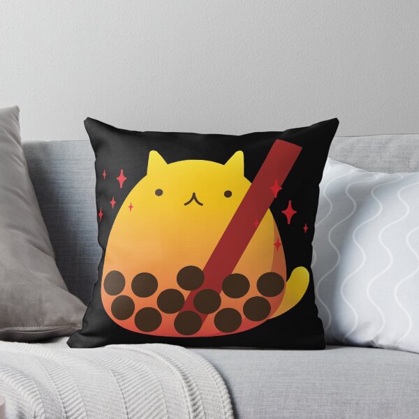 Item preview, Mango/Orange Cat Boba designed and sold by Lee-Dunmire.
