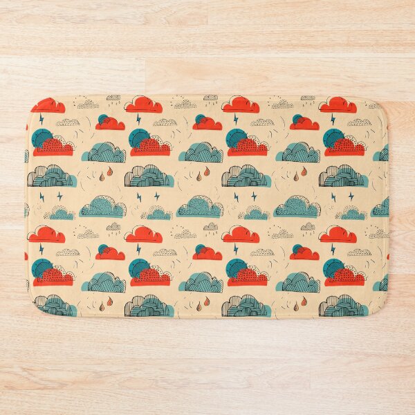 Item preview, Weather Patterns Clouds Navajo-White designed and sold by susycosta.