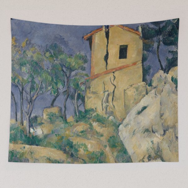 Item preview, The House with the Cracked Walls by Cezanne designed and sold by Vintage Designs +.