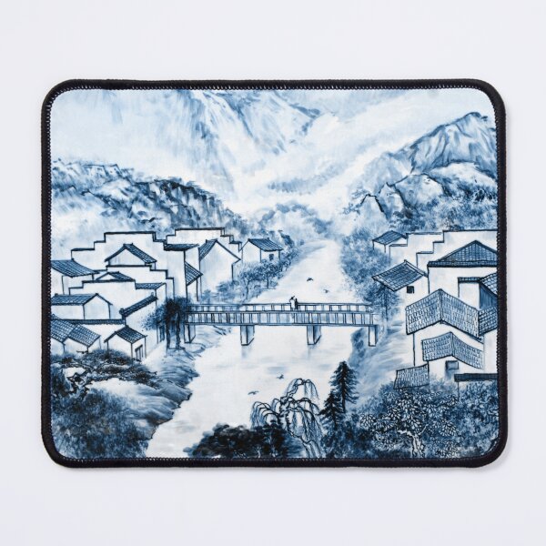 Item preview, Chinese Porcelain Landscape Painting designed and sold by livianasgifts.