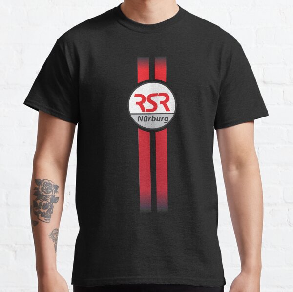 RSRNürburg Classic Logo - Faded Stripes Classic T-Shirt