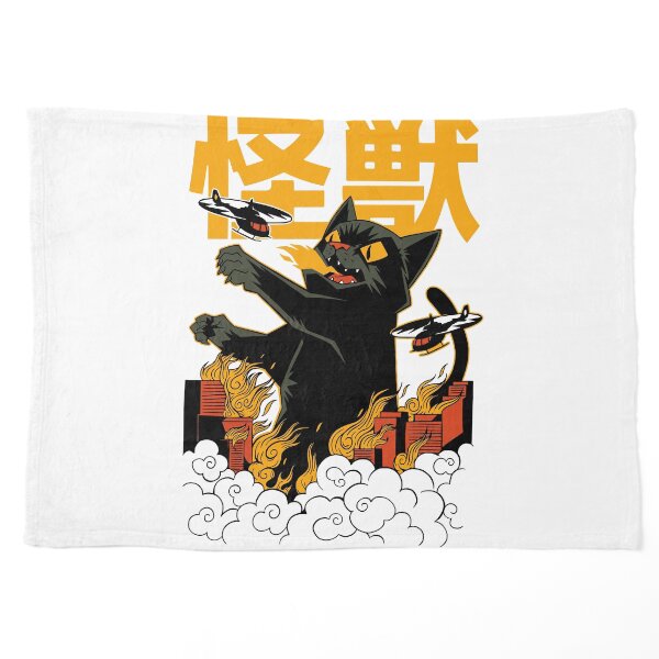Kaiju Anime Cat Monster Pet Blanket