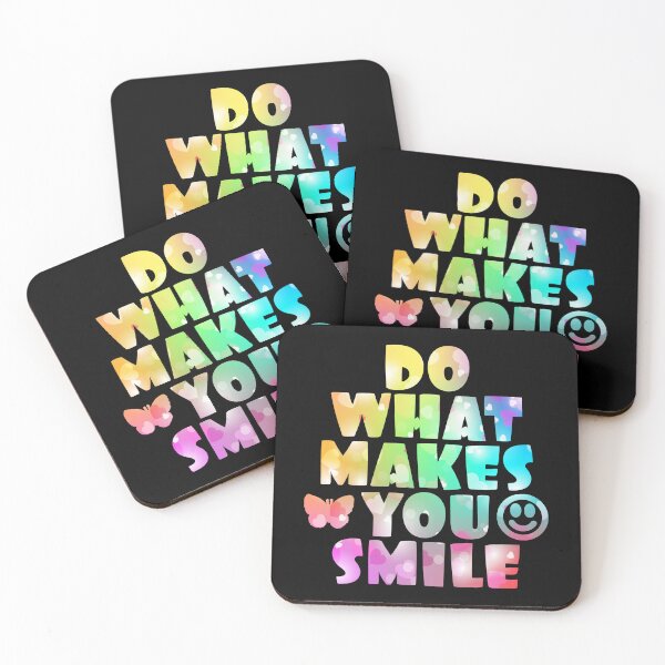 Item preview, Do what makes you smile in vivid colors and hearts designed and sold by NerdnGeekshop.