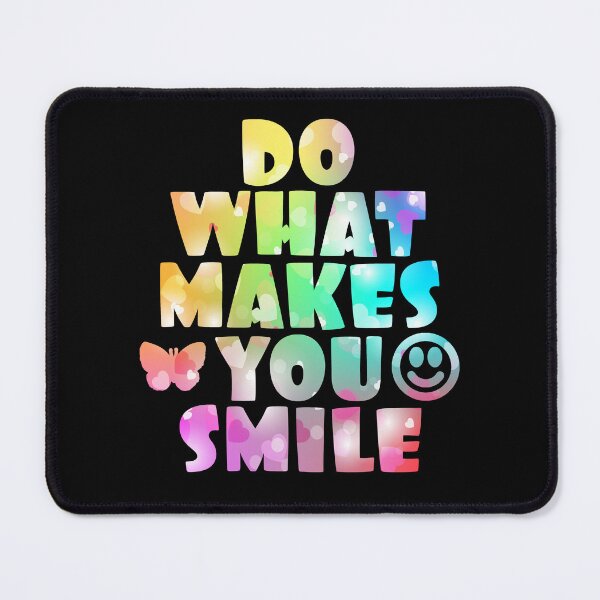 Item preview, Do what makes you smile in vivid colors and hearts designed and sold by NerdnGeekshop.