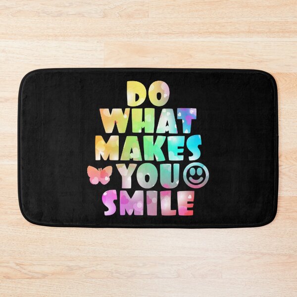 Item preview, Do what makes you smile in vivid colors and hearts designed and sold by NerdnGeekshop.