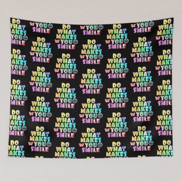 Item preview, Do what makes you smile in vivid colors and hearts designed and sold by NerdnGeekshop.