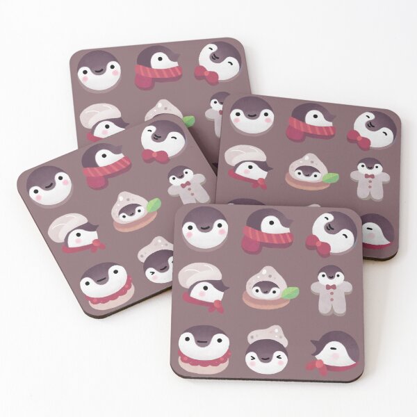 Item preview, Cookie cream penguin - brown  pattern designed and sold by pikaole.