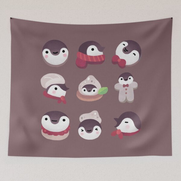Item preview, Cookie cream penguin - brown  pattern designed and sold by pikaole.