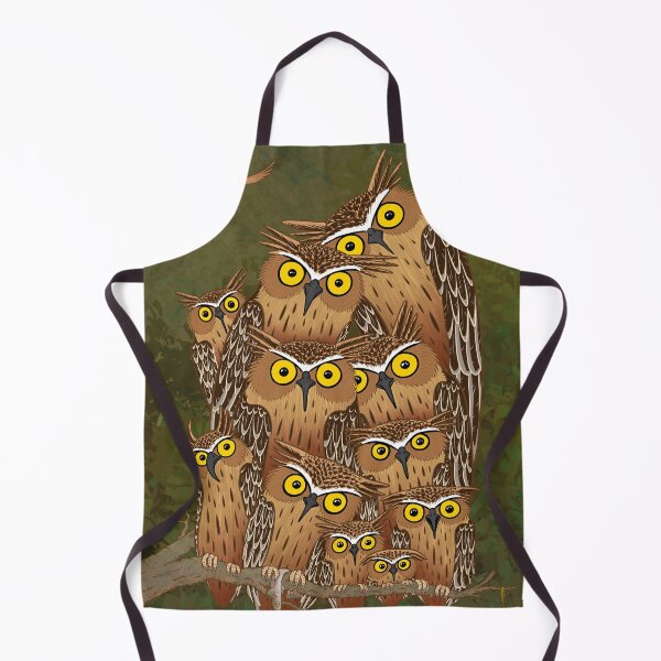 Aperçu de l'œuvre Buffy Fish Owls créée et vendue par Natalie Metzger.