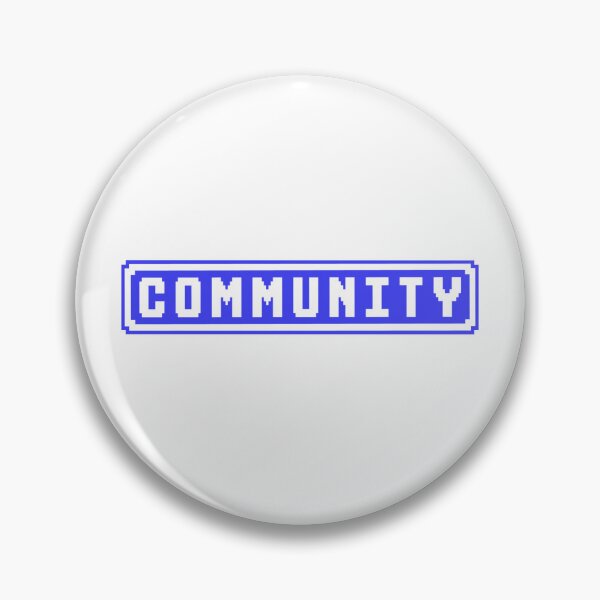 Item preview, 8-bit Community Logo designed and sold by Harlsw.