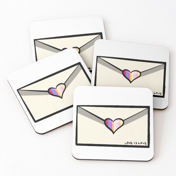 Item preview, Pangender Love Is Love Envelope designed and sold by CJ Vanderbeek.