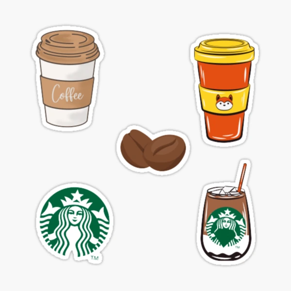 Starbuck Logo in Stock Hot Selling Milk Tea Coffee Cartoon Metal