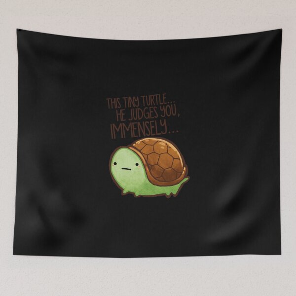 Item preview, This turtle.. he judges you. Essential T-Shirt designed and sold by BettinaReic.