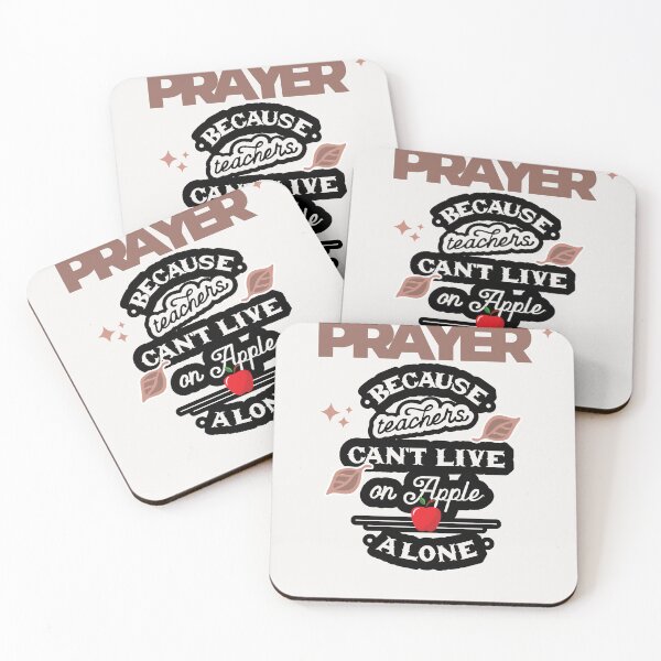 Item preview, Prayer, Because Teachers Can't Live on Apple Alone - Crème, Brown, and Black designed and sold by TheReporter1.