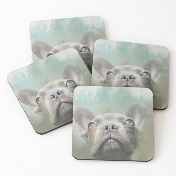 Item preview, Portrait of a Gray French Bulldog One designed and sold by Elisabeth Lucas.