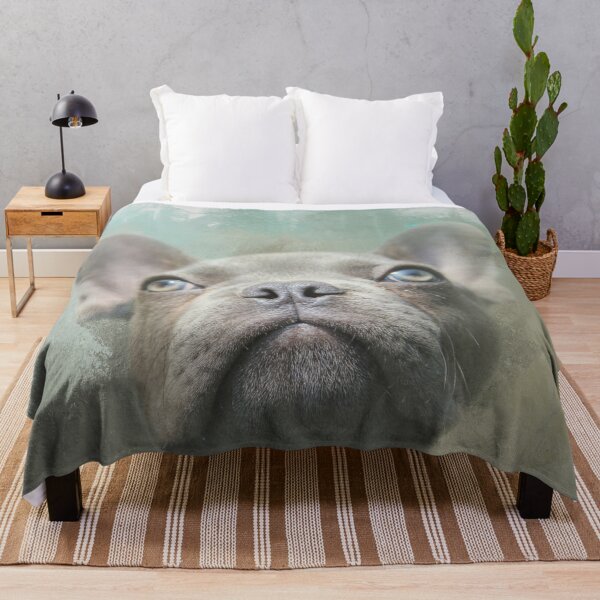 Item preview, Portrait of a Gray French Bulldog One designed and sold by Elisabeth Lucas.