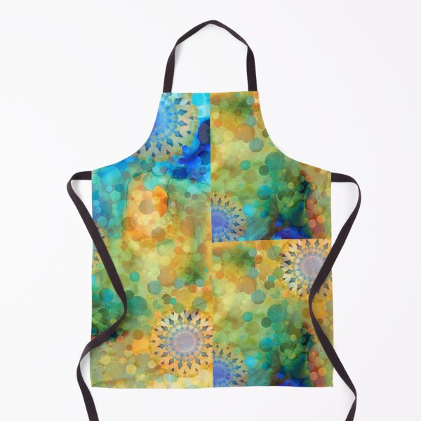 Item preview, Opening Up Bright Colorful Abstract Mandala Art designed and sold by Sharon Cummings Art.