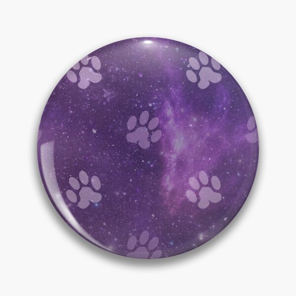 Item preview, purple galaxy pattern with dog and cat paw print designed and sold by Beeroclock.