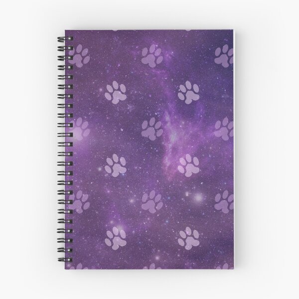Item preview, purple galaxy pattern with dog and cat paw print designed and sold by Beeroclock.