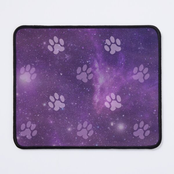 Item preview, purple galaxy pattern with dog and cat paw print designed and sold by Beeroclock.