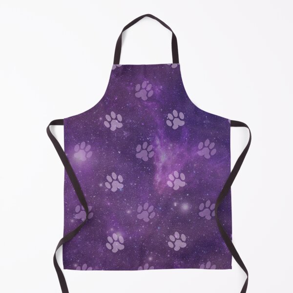 Item preview, purple galaxy pattern with dog and cat paw print designed and sold by Beeroclock.