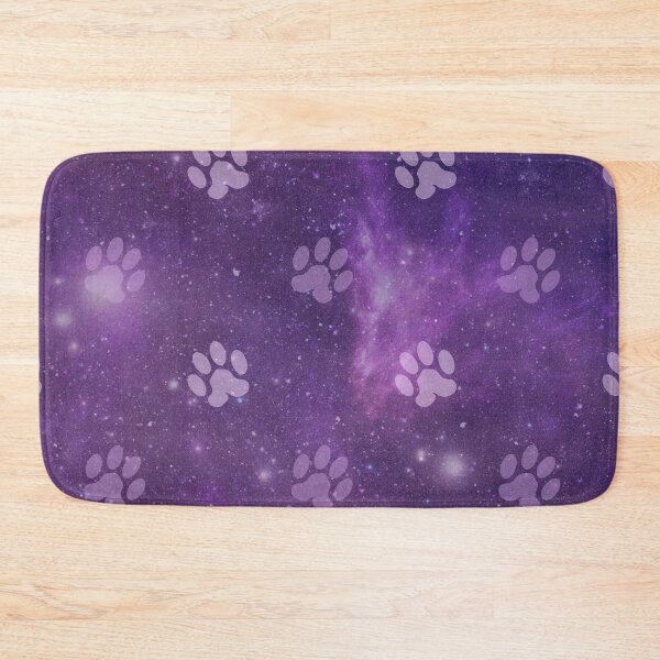 Item preview, purple galaxy pattern with dog and cat paw print designed and sold by Beeroclock.