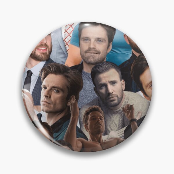 Item preview, sebastian stan and chris evans photo collage designed and sold by haxtonilnilesx.