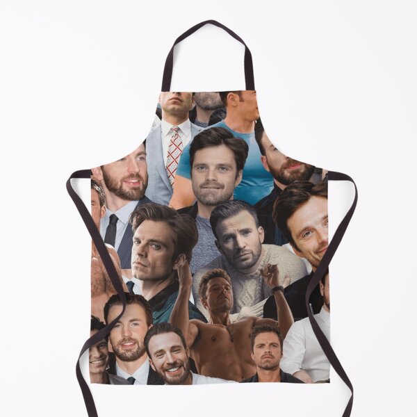 Item preview, sebastian stan and chris evans photo collage designed and sold by haxtonilnilesx.