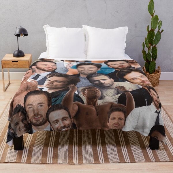 Item preview, sebastian stan and chris evans photo collage designed and sold by haxtonilnilesx.