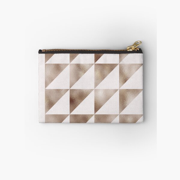 Item preview, Taupe rose geo triangular modern design designed and sold by peggieprints.