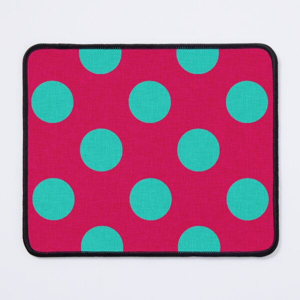 Item preview, Aqua on Red | Big Dots | Cherie's Art designed and sold by CheriesArt.