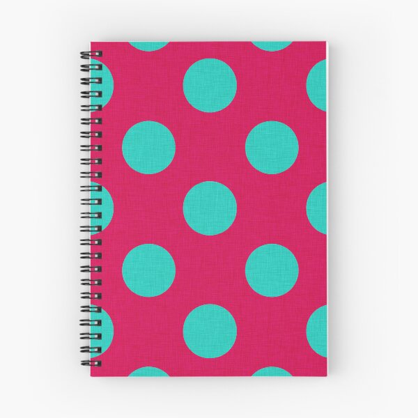 Item preview, Aqua on Red | Big Dots | Cherie's Art designed and sold by CheriesArt.