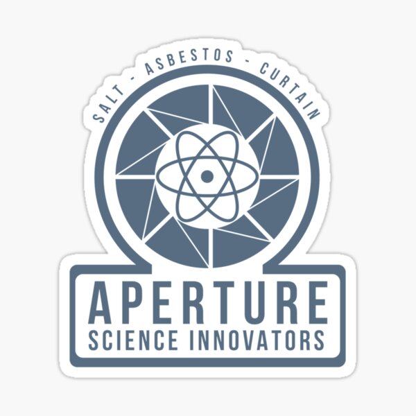 aperture science ロゴステッカー トップ