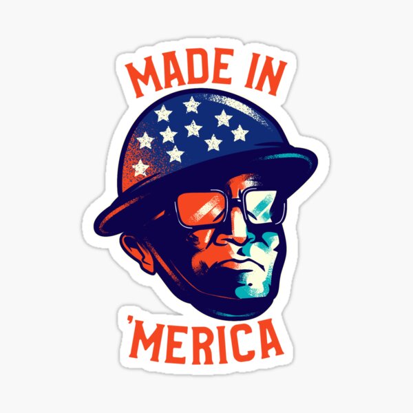 Blue Collar Support USA (black) Sticker for Sale by ColdCityDesign