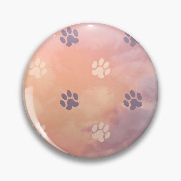 Item preview, clouds in the sky pattern with dog and cat paw print designed and sold by Beeroclock.