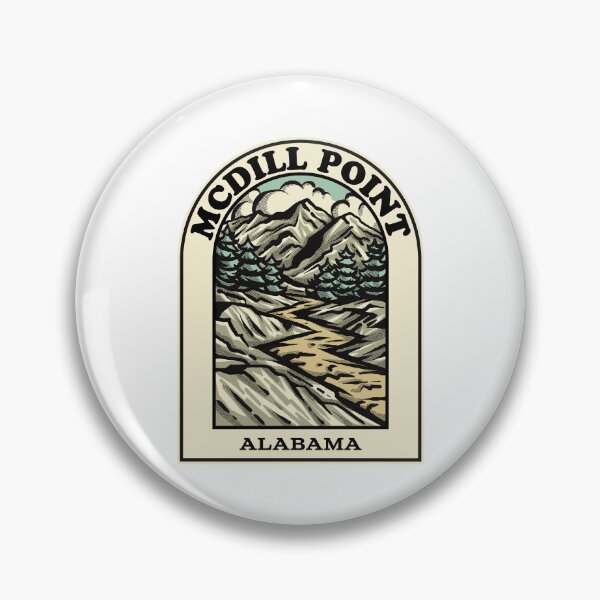 Artikelvorschau, McDill Point Alabama hiking backpacking trail entworfen und verkauft von HalpinDesign.