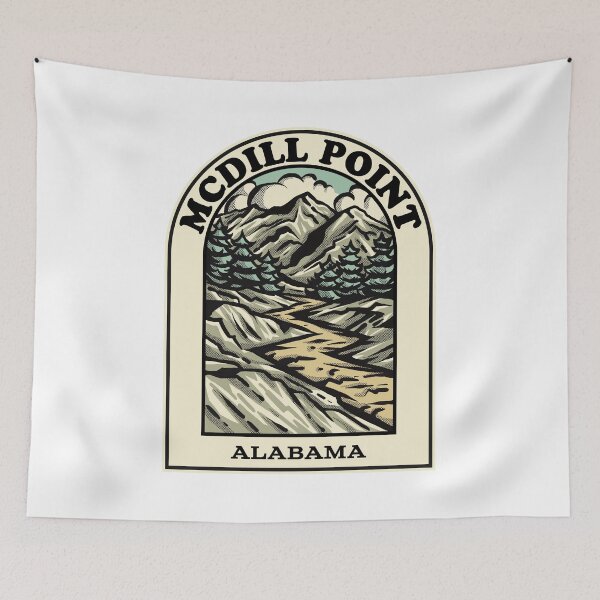 Item preview, McDill Point Alabama hiking backpacking trail designed and sold by HalpinDesign.