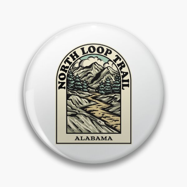 Item preview, North Loop Trail Alabama hiking backpacking trail designed and sold by HalpinDesign.