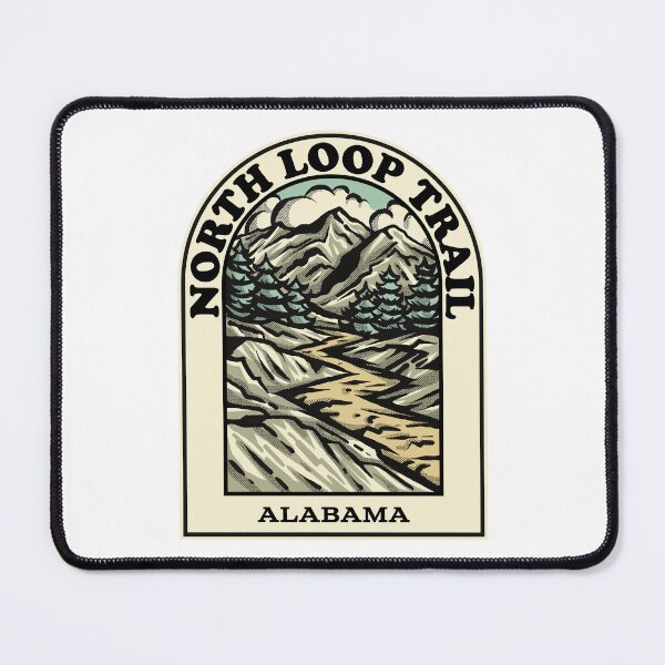 Item preview, North Loop Trail Alabama hiking backpacking trail designed and sold by HalpinDesign.