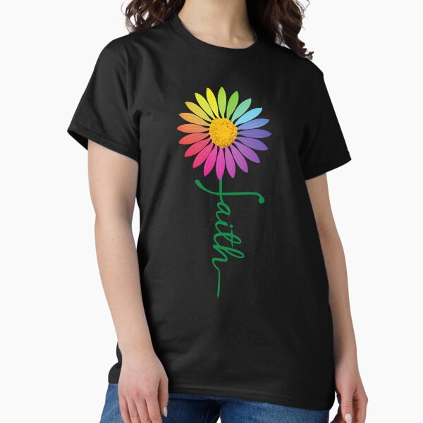 Vista previa del artículo con la obra «Flor del arco iris de la fe», diseñado y vendido por sjohnson70.