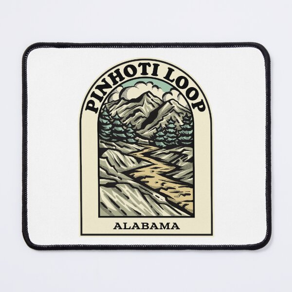Artikelvorschau, Pinhoti Loop Alabama hiking backpacking trail entworfen und verkauft von HalpinDesign.