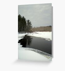 Below Zero Greeting Card