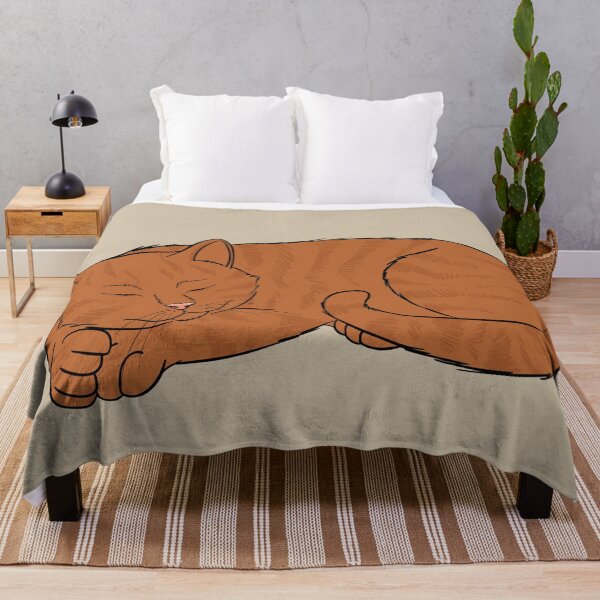Item preview, Sleeping Orange Tabby Cat  designed and sold by rmcbuckeye.